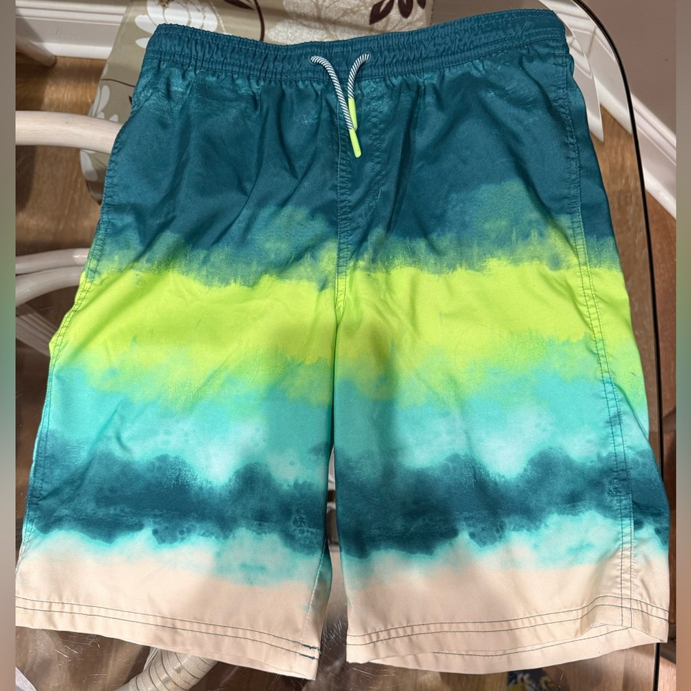 Cat & Jack 16/XL Teal Swim Shorts